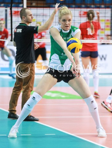  28.03.2017 RZESZOW<br />SIATKOWKA ORLEN LIGA 2016/2017 WOMEN VOLLEYBALL POLAND POLISH ORLENLIGA LEAGUE SEASON 2016/2017<br />MECZ DEVELOPRES SKYRES RZESZOW - IMPEL WROCLAW <br />N/Z AGNIESZKA KAKOLEWSKA SYLWETKA <br /> 