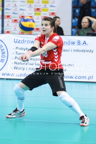  28.03.2017 RZESZOW<br />SIATKOWKA ORLEN LIGA 2016/2017 WOMEN VOLLEYBALL POLAND POLISH ORLENLIGA LEAGUE SEASON 2016/2017<br />MECZ DEVELOPRES SKYRES RZESZOW - IMPEL WROCLAW <br />N/Z LUCYNA BOREK SYLWETKA <br /> 