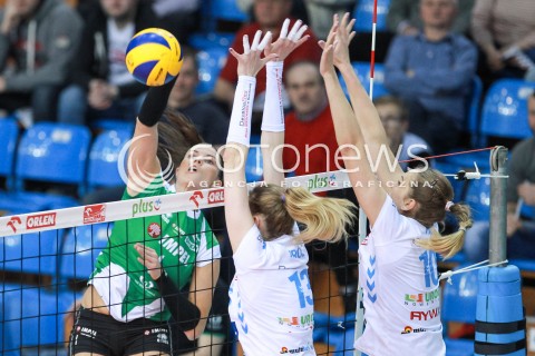  28.03.2017 RZESZOW<br />SIATKOWKA ORLEN LIGA 2016/2017 WOMEN VOLLEYBALL POLAND POLISH ORLENLIGA LEAGUE SEASON 2016/2017<br />MECZ DEVELOPRES SKYRES RZESZOW - IMPEL WROCLAW <br />N/Z ANDREA KOSSANYIOVA <br /> 