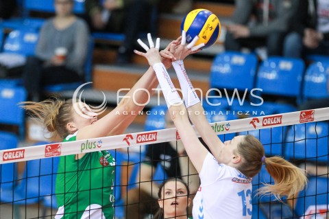  28.03.2017 RZESZOW<br />SIATKOWKA ORLEN LIGA 2016/2017 WOMEN VOLLEYBALL POLAND POLISH ORLENLIGA LEAGUE SEASON 2016/2017<br />MECZ DEVELOPRES SKYRES RZESZOW - IMPEL WROCLAW <br />N/Z MONIKA PTAK KATARZYNA MROZ <br /> 