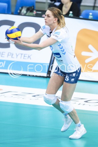  28.03.2017 RZESZOW<br />SIATKOWKA ORLEN LIGA 2016/2017 WOMEN VOLLEYBALL POLAND POLISH ORLENLIGA LEAGUE SEASON 2016/2017<br />MECZ DEVELOPRES SKYRES RZESZOW - IMPEL WROCLAW <br />N/Z MAGDALENA HAWRYLA SYLWETKA <br /> 