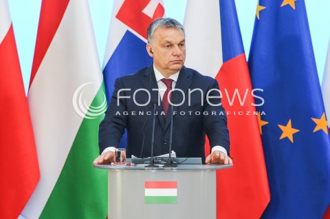  28.03.2017 WARSZAWA<br />SPOTKANIE SZEFOW RZADOW GRUPY WYSZEHRADZKIEJ<br />N/Z VIKTOR ORBAN<br /> 