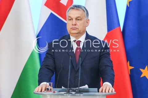  28.03.2017 WARSZAWA<br />SPOTKANIE SZEFOW RZADOW GRUPY WYSZEHRADZKIEJ<br />N/Z VIKTOR ORBAN<br /> 