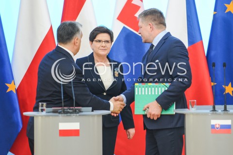 Spotkanie szefów rządu Grupy Wyszehradzkiej w Warszawie