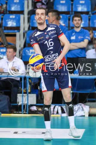  01.04.2017 RZESZOW<br />SIATKOWKA PLUSLIGA 2016/2017 MEN VOLLEYBALL POLAND POLISH PLUS LIGA LEAGUE SEASON 2016/2017<br />MECZ ASSECO RESOVIA RZESZOW - ZAKSA KEDZIERZYN KOZLE <br />N/Z BENJAMIN TONIUTTI SYLWETKA <br /> 