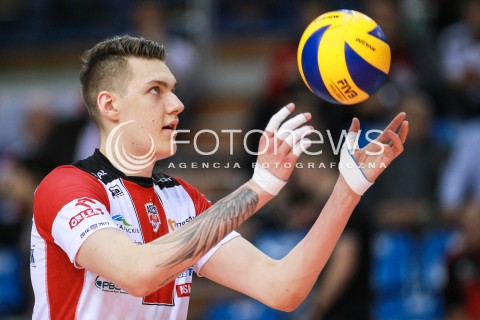  01.04.2017 RZESZOW<br />SIATKOWKA PLUSLIGA 2016/2017 MEN VOLLEYBALL POLAND POLISH PLUS LIGA LEAGUE SEASON 2016/2017<br />MECZ ASSECO RESOVIA RZESZOW - ZAKSA KEDZIERZYN KOZLE <br />N/Z BARTLOMIEJ LEMANSKI SYLWETKA <br /> 