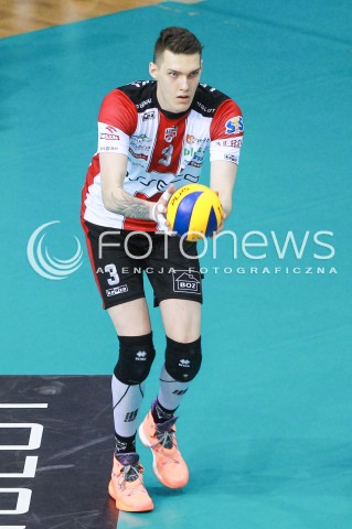  01.04.2017 RZESZOW<br />SIATKOWKA PLUSLIGA 2016/2017 MEN VOLLEYBALL POLAND POLISH PLUS LIGA LEAGUE SEASON 2016/2017<br />MECZ ASSECO RESOVIA RZESZOW - ZAKSA KEDZIERZYN KOZLE <br />N/Z BARTLOMIEJ LEMANSKI SYLWETKA <br /> 