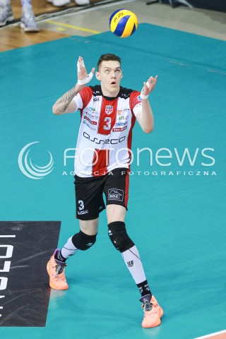  01.04.2017 RZESZOW<br />SIATKOWKA PLUSLIGA 2016/2017 MEN VOLLEYBALL POLAND POLISH PLUS LIGA LEAGUE SEASON 2016/2017<br />MECZ ASSECO RESOVIA RZESZOW - ZAKSA KEDZIERZYN KOZLE <br />N/Z BARTLOMIEJ LEMANSKI SYLWETKA <br /> 