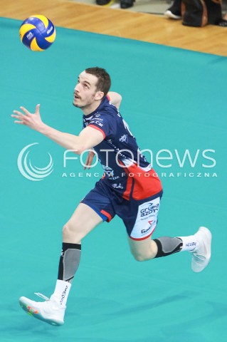  01.04.2017 RZESZOW<br />SIATKOWKA PLUSLIGA 2016/2017 MEN VOLLEYBALL POLAND POLISH PLUS LIGA LEAGUE SEASON 2016/2017<br />MECZ ASSECO RESOVIA RZESZOW - ZAKSA KEDZIERZYN KOZLE <br />N/Z BENJAMIN TONIUTTI SYLWETKA <br /> 