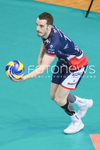  01.04.2017 RZESZOW<br />SIATKOWKA PLUSLIGA 2016/2017 MEN VOLLEYBALL POLAND POLISH PLUS LIGA LEAGUE SEASON 2016/2017<br />MECZ ASSECO RESOVIA RZESZOW - ZAKSA KEDZIERZYN KOZLE <br />N/Z BENJAMIN TONIUTTI SYLWETKA <br /> 