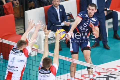  01.04.2017 RZESZOW<br />SIATKOWKA PLUSLIGA 2016/2017 MEN VOLLEYBALL POLAND POLISH PLUS LIGA LEAGUE SEASON 2016/2017<br />MECZ ASSECO RESOVIA RZESZOW - ZAKSA KEDZIERZYN KOZLE <br />N/Z DAWID KONARSKI <br /> 