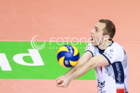  01.04.2017 RZESZOW<br />SIATKOWKA PLUSLIGA 2016/2017 MEN VOLLEYBALL POLAND POLISH PLUS LIGA LEAGUE SEASON 2016/2017<br />MECZ ASSECO RESOVIA RZESZOW - ZAKSA KEDZIERZYN KOZLE <br />N/Z PAWEL ZATORSKI SYLWETKA <br /> 