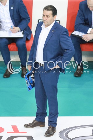  01.04.2017 RZESZOW<br />SIATKOWKA PLUSLIGA 2016/2017 MEN VOLLEYBALL POLAND POLISH PLUS LIGA LEAGUE SEASON 2016/2017<br />MECZ ASSECO RESOVIA RZESZOW - ZAKSA KEDZIERZYN KOZLE <br />N/Z FERDINANDO DE GIORGI - I TRENER ( HEAD COACH ) SYLWETKA <br /> 