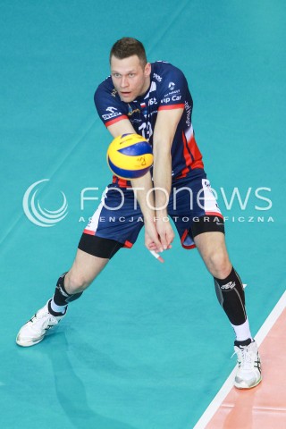  01.04.2017 RZESZOW<br />SIATKOWKA PLUSLIGA 2016/2017 MEN VOLLEYBALL POLAND POLISH PLUS LIGA LEAGUE SEASON 2016/2017<br />MECZ ASSECO RESOVIA RZESZOW - ZAKSA KEDZIERZYN KOZLE <br />N/Z PATRYK CZARNOWSKI SYLWETKA <br /> 