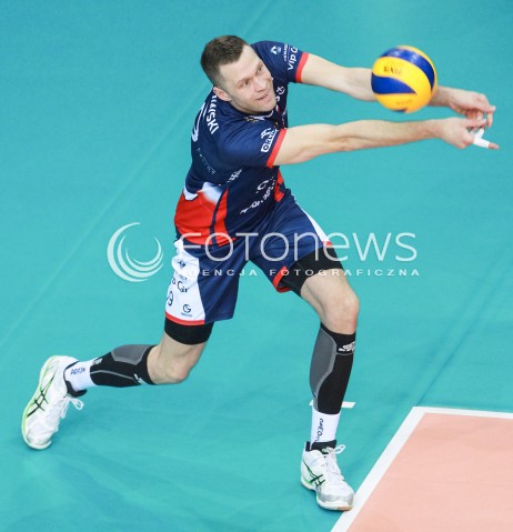  01.04.2017 RZESZOW<br />SIATKOWKA PLUSLIGA 2016/2017 MEN VOLLEYBALL POLAND POLISH PLUS LIGA LEAGUE SEASON 2016/2017<br />MECZ ASSECO RESOVIA RZESZOW - ZAKSA KEDZIERZYN KOZLE <br />N/Z PATRYK CZARNOWSKI SYLWETKA <br /> 