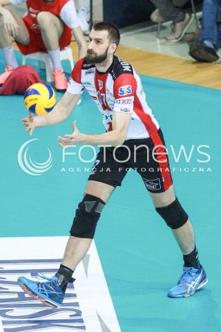  01.04.2017 RZESZOW<br />SIATKOWKA PLUSLIGA 2016/2017 MEN VOLLEYBALL POLAND POLISH PLUS LIGA LEAGUE SEASON 2016/2017<br />MECZ ASSECO RESOVIA RZESZOW - ZAKSA KEDZIERZYN KOZLE <br />N/Z MARCIN MOZDZONEK SYLWETKA <br /> 