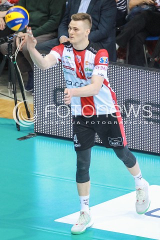  01.04.2017 RZESZOW<br />SIATKOWKA PLUSLIGA 2016/2017 MEN VOLLEYBALL POLAND POLISH PLUS LIGA LEAGUE SEASON 2016/2017<br />MECZ ASSECO RESOVIA RZESZOW - ZAKSA KEDZIERZYN KOZLE <br />N/Z JOHN GORDON PERRIN SYLWETKA <br /> 