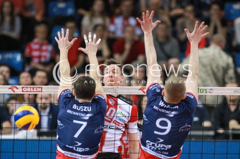  01.04.2017 RZESZOW<br />SIATKOWKA PLUSLIGA 2016/2017 MEN VOLLEYBALL POLAND POLISH PLUS LIGA LEAGUE SEASON 2016/2017<br />MECZ ASSECO RESOVIA RZESZOW - ZAKSA KEDZIERZYN KOZLE <br />N/Z JOCHEN SCHOPS ( SCHOEPS ) <br /> 