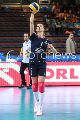  03.04.2017 RZESZOW<br />SIATKOWKA ORLEN LIGA 2016/2017 WOMEN VOLLEYBALL POLAND POLISH ORLENLIGA LEAGUE SEASON 2016/2017<br />POLFINAL - SEMIFINAL - 1. MECZ<br />MECZ DEVELOPRES SKYRES RZESZOW - CHEMIK POLICE <br />N/Z ANNA WERBLINSKA SYLWETKA <br /> 