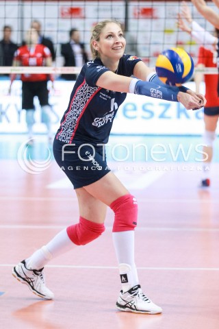  03.04.2017 RZESZOW<br />SIATKOWKA ORLEN LIGA 2016/2017 WOMEN VOLLEYBALL POLAND POLISH ORLENLIGA LEAGUE SEASON 2016/2017<br />POLFINAL - SEMIFINAL - 1. MECZ<br />MECZ DEVELOPRES SKYRES RZESZOW - CHEMIK POLICE <br />N/Z AGNIESZKA BEDNAREK - KASZA SYLWETKA <br /> 
