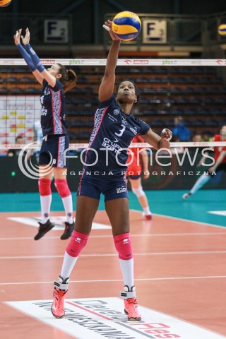  03.04.2017 RZESZOW<br />SIATKOWKA ORLEN LIGA 2016/2017 WOMEN VOLLEYBALL POLAND POLISH ORLENLIGA LEAGUE SEASON 2016/2017<br />POLFINAL - SEMIFINAL - 1. MECZ<br />MECZ DEVELOPRES SKYRES RZESZOW - CHEMIK POLICE <br />N/Z MADELAYNNE MONTANO SYLWETKA <br /> 