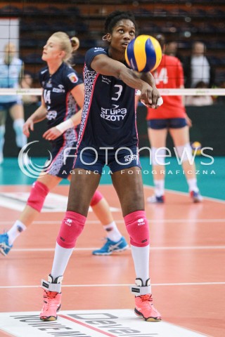  03.04.2017 RZESZOW<br />SIATKOWKA ORLEN LIGA 2016/2017 WOMEN VOLLEYBALL POLAND POLISH ORLENLIGA LEAGUE SEASON 2016/2017<br />POLFINAL - SEMIFINAL - 1. MECZ<br />MECZ DEVELOPRES SKYRES RZESZOW - CHEMIK POLICE <br />N/Z MADELAYNNE MONTANO SYLWETKA <br /> 
