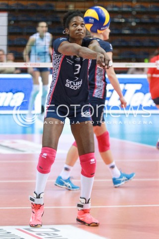  03.04.2017 RZESZOW<br />SIATKOWKA ORLEN LIGA 2016/2017 WOMEN VOLLEYBALL POLAND POLISH ORLENLIGA LEAGUE SEASON 2016/2017<br />POLFINAL - SEMIFINAL - 1. MECZ<br />MECZ DEVELOPRES SKYRES RZESZOW - CHEMIK POLICE <br />N/Z MADELAYNNE MONTANO SYLWETKA <br /> 