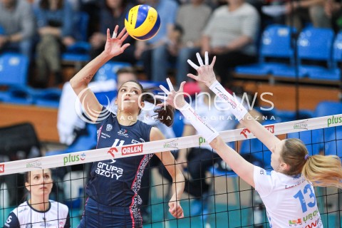  03.04.2017 RZESZOW<br />SIATKOWKA ORLEN LIGA 2016/2017 WOMEN VOLLEYBALL POLAND POLISH ORLENLIGA LEAGUE SEASON 2016/2017<br />POLFINAL - SEMIFINAL - 1. MECZ<br />MECZ DEVELOPRES SKYRES RZESZOW - CHEMIK POLICE <br />N/Z STEFANA VELJKOVIC <br /> 