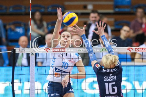  03.04.2017 RZESZOW<br />SIATKOWKA ORLEN LIGA 2016/2017 WOMEN VOLLEYBALL POLAND POLISH ORLENLIGA LEAGUE SEASON 2016/2017<br />POLFINAL - SEMIFINAL - 1. MECZ<br />MECZ DEVELOPRES SKYRES RZESZOW - CHEMIK POLICE <br />N/Z ADELA HELIC <br /> 