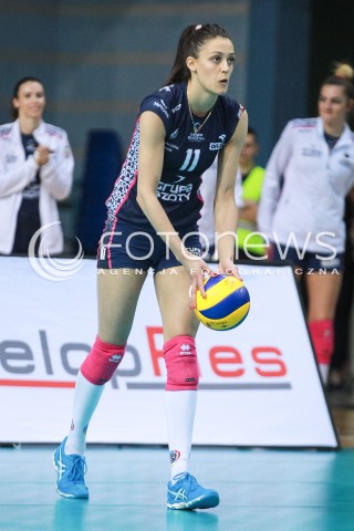  03.04.2017 RZESZOW<br />SIATKOWKA ORLEN LIGA 2016/2017 WOMEN VOLLEYBALL POLAND POLISH ORLENLIGA LEAGUE SEASON 2016/2017<br />POLFINAL - SEMIFINAL - 1. MECZ<br />MECZ DEVELOPRES SKYRES RZESZOW - CHEMIK POLICE <br />N/Z STEFANA VELJKOVIC SYLWETKA <br /> 