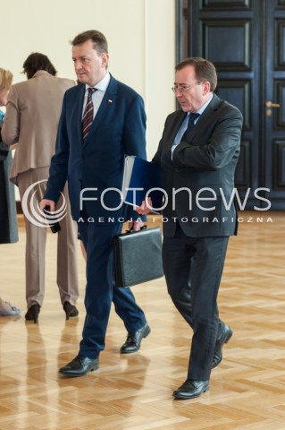  04.04.2017 WARSZAWA <br />POSIEDZENIE RADY MINISTROW <br />N/Z MARIUSZ BLASZCZAK MARIUSZ KAMINSKI<br /> 
