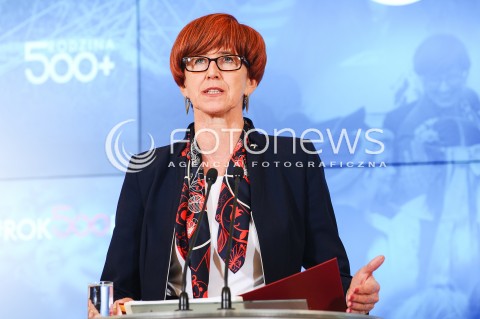  04.04.2017 WARSZAWA<br />KONFERENCJA PRASOWA PREMIER BEATY SZYDLO I MINISTER ELZBIETY RAFALSKIEJ <br />N/Z MINISTER RODZINY I POLITYKI SPOLECZNEJ ELZBIETA RAFALSKA<br /> 