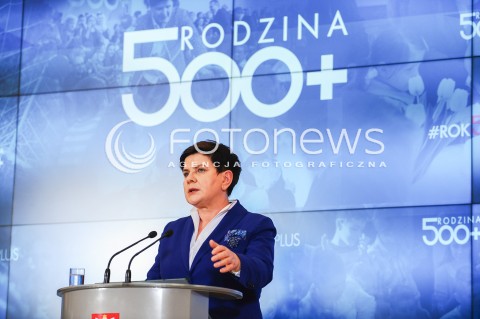 04.04.2017 WARSZAWA<br />KONFERENCJA PRASOWA PREMIER BEATY SZYDLO I MINISTER ELZBIETY RAFALSKIEJ <br />N/Z PREMIER BEATA SZYDLO<br /> 