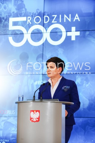  04.04.2017 WARSZAWA<br />KONFERENCJA PRASOWA PREMIER BEATY SZYDLO I MINISTER ELZBIETY RAFALSKIEJ <br />N/Z PREMIER BEATA SZYDLO<br /> 