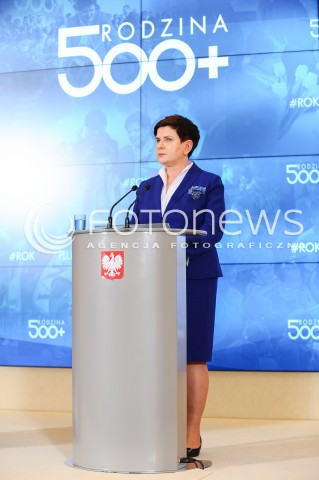  04.04.2017 WARSZAWA<br />KONFERENCJA PRASOWA PREMIER BEATY SZYDLO I MINISTER ELZBIETY RAFALSKIEJ <br />N/Z PREMIER BEATA SZYDLO<br /> 