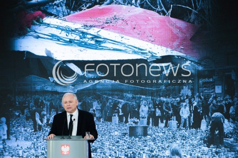  10.04.2017 WARSZAWA<br />UROCZYSTOSC UPAMIETNIENIA TRAGEDII SMOLENSKIEJ<br />N/Z JAROSLAW KACZYNSKI<br /> 