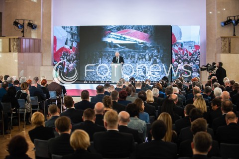 10.04.2017 WARSZAWA<br />UROCZYSTOSC UPAMIETNIENIA TRAGEDII SMOLENSKIEJ<br />N/Z JAROSLAW KACZYNSKI<br /> 