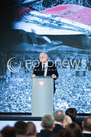  10.04.2017 WARSZAWA<br />UROCZYSTOSC UPAMIETNIENIA TRAGEDII SMOLENSKIEJ<br />N/Z JAROSLAW KACZYNSKI<br /> 