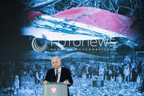  10.04.2017 WARSZAWA<br />UROCZYSTOSC UPAMIETNIENIA TRAGEDII SMOLENSKIEJ<br />N/Z JAROSLAW KACZYNSKI<br /> 