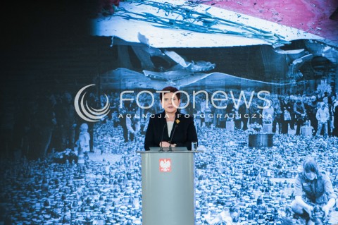  10.04.2017 WARSZAWA<br />UROCZYSTOSC UPAMIETNIENIA TRAGEDII SMOLENSKIEJ<br />N/Z PREMIER BEATA SZYDLO<br /> 