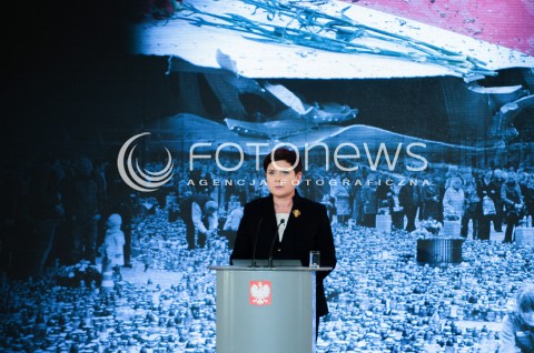  10.04.2017 WARSZAWA<br />UROCZYSTOSC UPAMIETNIENIA TRAGEDII SMOLENSKIEJ<br />N/Z PREMIER BEATA SZYDLO<br /> 