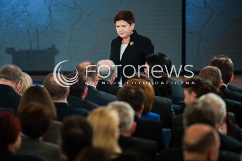  10.04.2017 WARSZAWA<br />UROCZYSTOSC UPAMIETNIENIA TRAGEDII SMOLENSKIEJ<br />N/Z PREMIER BEATA SZYDLO<br /> 