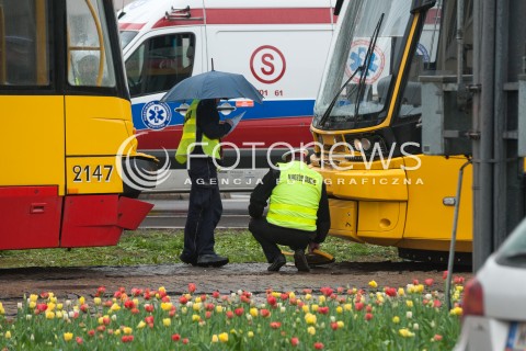 Zderzenie tramwajów w Warszawie