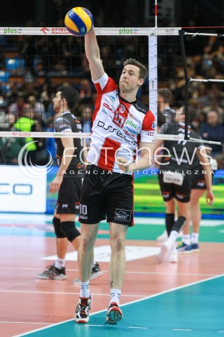  12.04.2017 RZESZOW<br />SIATKOWKA PLUSLIGA 2016/2017 MEN VOLLEYBALL POLAND POLISH PLUS LIGA LEAGUE SEASON 2016/2017<br />POLFINAL - SEMIFINAL - 2. MECZ<br />MECZ ASSECO RESOVIA RZESZOW - PGE SKRA BELCHATOW<br />N/Z JOCHEN SCHOPS ( SCHOEPS ) SYLWETKA <br /> 