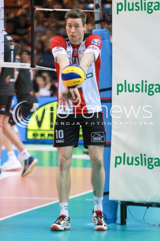  12.04.2017 RZESZOW<br />SIATKOWKA PLUSLIGA 2016/2017 MEN VOLLEYBALL POLAND POLISH PLUS LIGA LEAGUE SEASON 2016/2017<br />POLFINAL - SEMIFINAL - 2. MECZ<br />MECZ ASSECO RESOVIA RZESZOW - PGE SKRA BELCHATOW<br />N/Z JOCHEN SCHOPS ( SCHOEPS ) SYLWETKA <br /> 