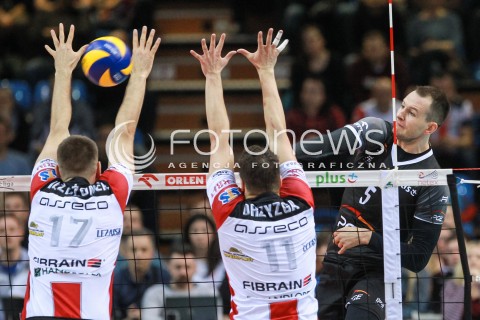 12.04.2017 RZESZOW<br />SIATKOWKA PLUSLIGA 2016/2017 MEN VOLLEYBALL POLAND POLISH PLUS LIGA LEAGUE SEASON 2016/2017<br />POLFINAL - SEMIFINAL - 2. MECZ<br />MECZ ASSECO RESOVIA RZESZOW - PGE SKRA BELCHATOW<br />N/Z BARTOSZ KUREK <br /> 
