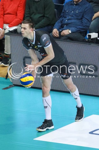  12.04.2017 RZESZOW<br />SIATKOWKA PLUSLIGA 2016/2017 MEN VOLLEYBALL POLAND POLISH PLUS LIGA LEAGUE SEASON 2016/2017<br />POLFINAL - SEMIFINAL - 2. MECZ<br />MECZ ASSECO RESOVIA RZESZOW - PGE SKRA BELCHATOW<br />N/Z MARIUSZ WLAZLY SYLWETKA <br /> 