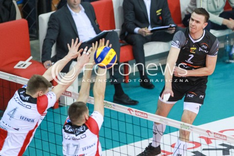  12.04.2017 RZESZOW<br />SIATKOWKA PLUSLIGA 2016/2017 MEN VOLLEYBALL POLAND POLISH PLUS LIGA LEAGUE SEASON 2016/2017<br />POLFINAL - SEMIFINAL - 2. MECZ<br />MECZ ASSECO RESOVIA RZESZOW - PGE SKRA BELCHATOW<br />N/Z MARIUSZ WLAZLY <br /> 