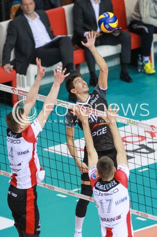 12.04.2017 RZESZOW<br />SIATKOWKA PLUSLIGA 2016/2017 MEN VOLLEYBALL POLAND POLISH PLUS LIGA LEAGUE SEASON 2016/2017<br />POLFINAL - SEMIFINAL - 2. MECZ<br />MECZ ASSECO RESOVIA RZESZOW - PGE SKRA BELCHATOW<br />N/Z NICOLAS URIARTE <br /> 
