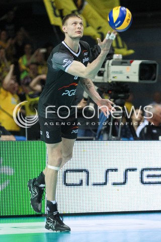  12.04.2017 RZESZOW<br />SIATKOWKA PLUSLIGA 2016/2017 MEN VOLLEYBALL POLAND POLISH PLUS LIGA LEAGUE SEASON 2016/2017<br />POLFINAL - SEMIFINAL - 2. MECZ<br />MECZ ASSECO RESOVIA RZESZOW - PGE SKRA BELCHATOW<br />N/Z JURIJ GLADYR SYLWETKA <br /> 